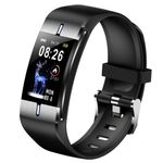 Maxcom-FW34-Bratara-Fitness-Silver-Bratara-Silicon-Negru
