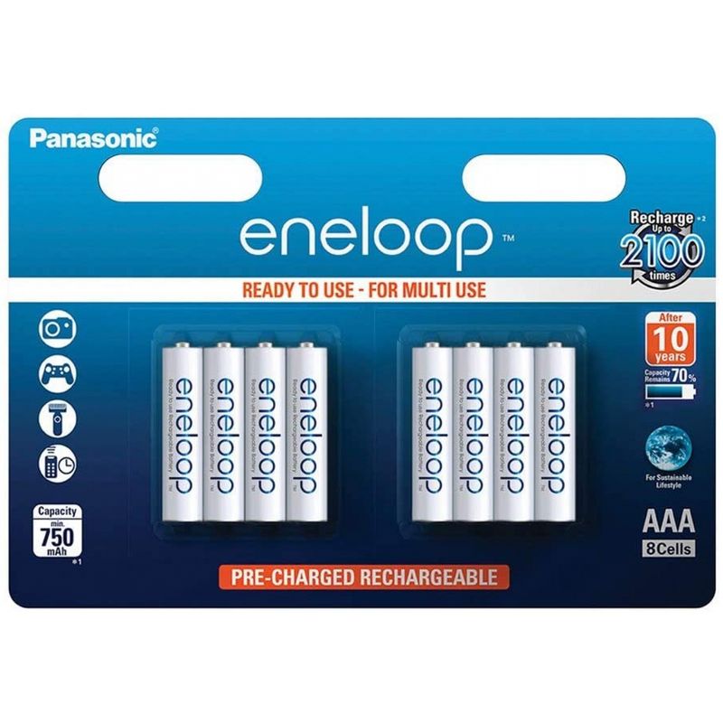 PanasonicEneloopSet8AcumulatoriR3AAA750mAh