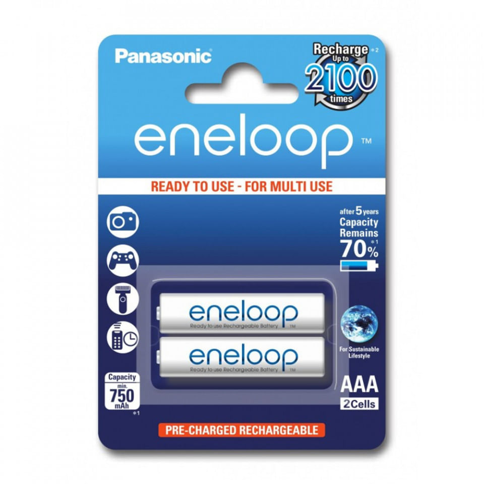Panasonic Eneloop R3/AAA 750mAh Blister 2 buc