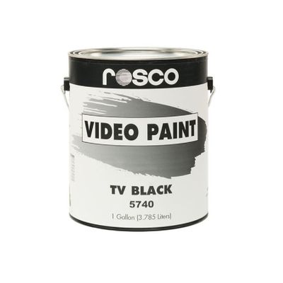 Rosco TV Black Vopsea 3,8 l pentru Studiouri TV