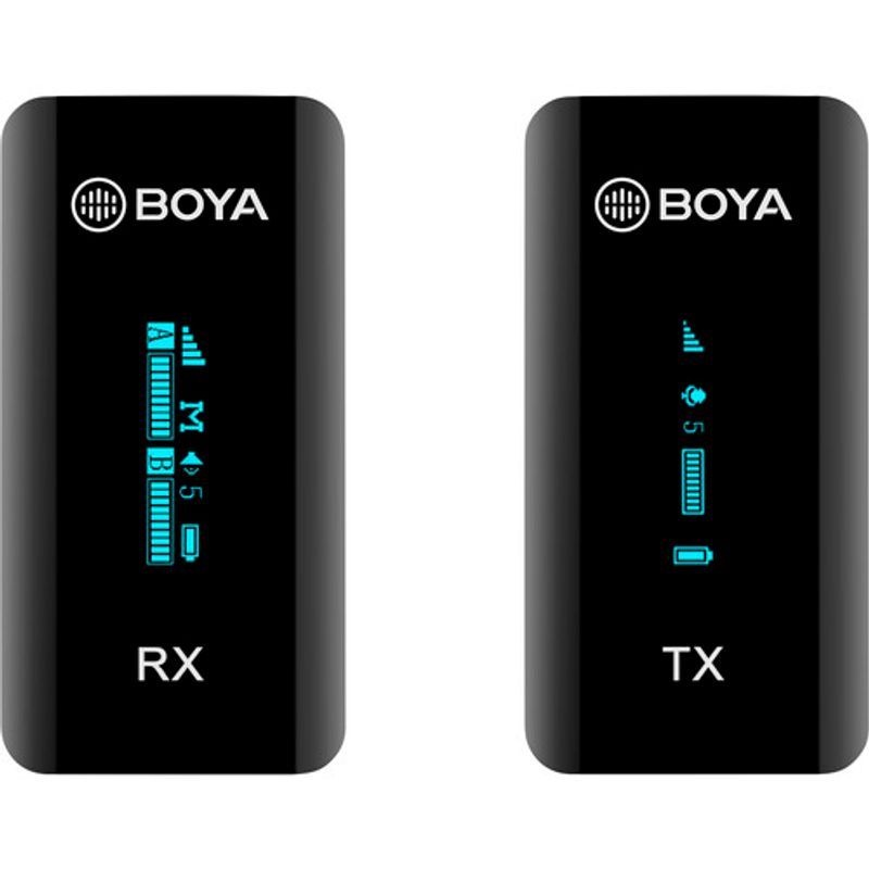 Boya-BY-XM6-S1-Linie-Wireless-cu-Lavaliera--TX-RX-.4