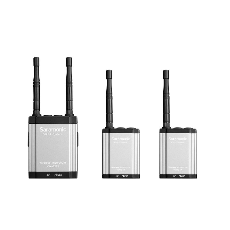 Saramonic-Vlink2-Kit2-Linie-Wireless-2.4Ghz-2TX-RX.1