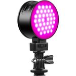 GVM 7SM Lampa Video Mini cu Doua Fete Bicolor & RGB LED