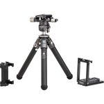 BenroTablePodProKitTrepiedFibradeCarboncuCapBilasiPlacutaArcaSmart70mmcuAdaptorSmartphone