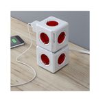 Allocacoc-1300RD-DEEXPC-Prelungitor-PowerCube-Extended-5-Prize-Cablu-1.5-m-Red.2