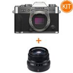 Kit Fujifilm X-T30 II Aparat Foto Mirrorless Silver Body + Obiectiv Fujifilm 35mm F2 R WR XF