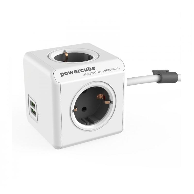 Prelungitor-Allocacoc-1407-DEEUPC-PowerCube-Extended-USB-Cablu-3-m-DE.1