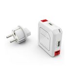Allocacoc-9302-EUUHUB-PowerUSB-Hub-EU-4-Porturi-Alb.1
