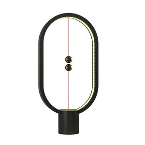 Allocacoc DH0075BK/HBLEUC Heng Balance Ellipse Lampa de Birou cu LED  Plastic USB-C Neagra