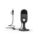 Simorr Wave U1 3491 USB Microfon Condensator Negru