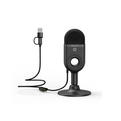 Simorr Wave U1 3491 USB Microfon Condensator Negru