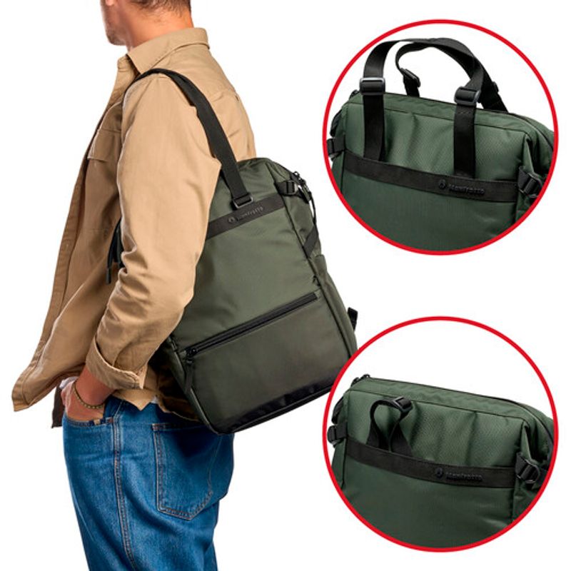 Manfrotto-Street-Rucsac-Tote-Convertibil-Verde.7