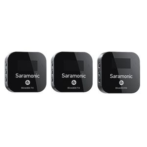 Saramonic Blink900 B2 Linie Wireless Compacta cu Microfon Incorporat (RX + 2TX)