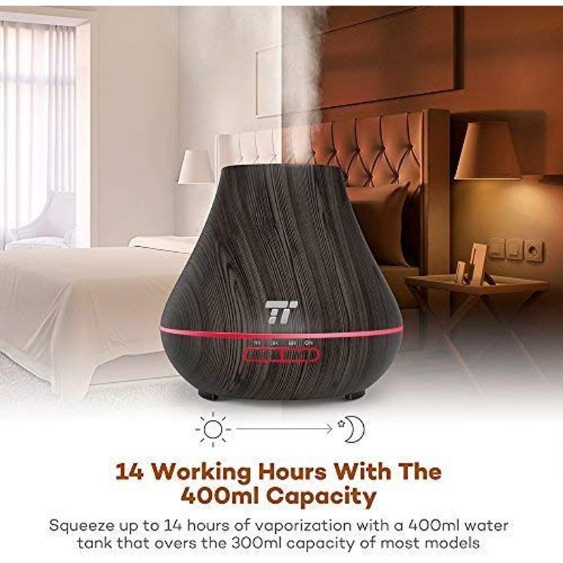 TaotronicsTTAD004DifuzorAromaterapie400ml13WDarkWood4