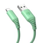 Tellur-Cablu-Silicon-USB-la-Lightning-3A-1m-Verde.2