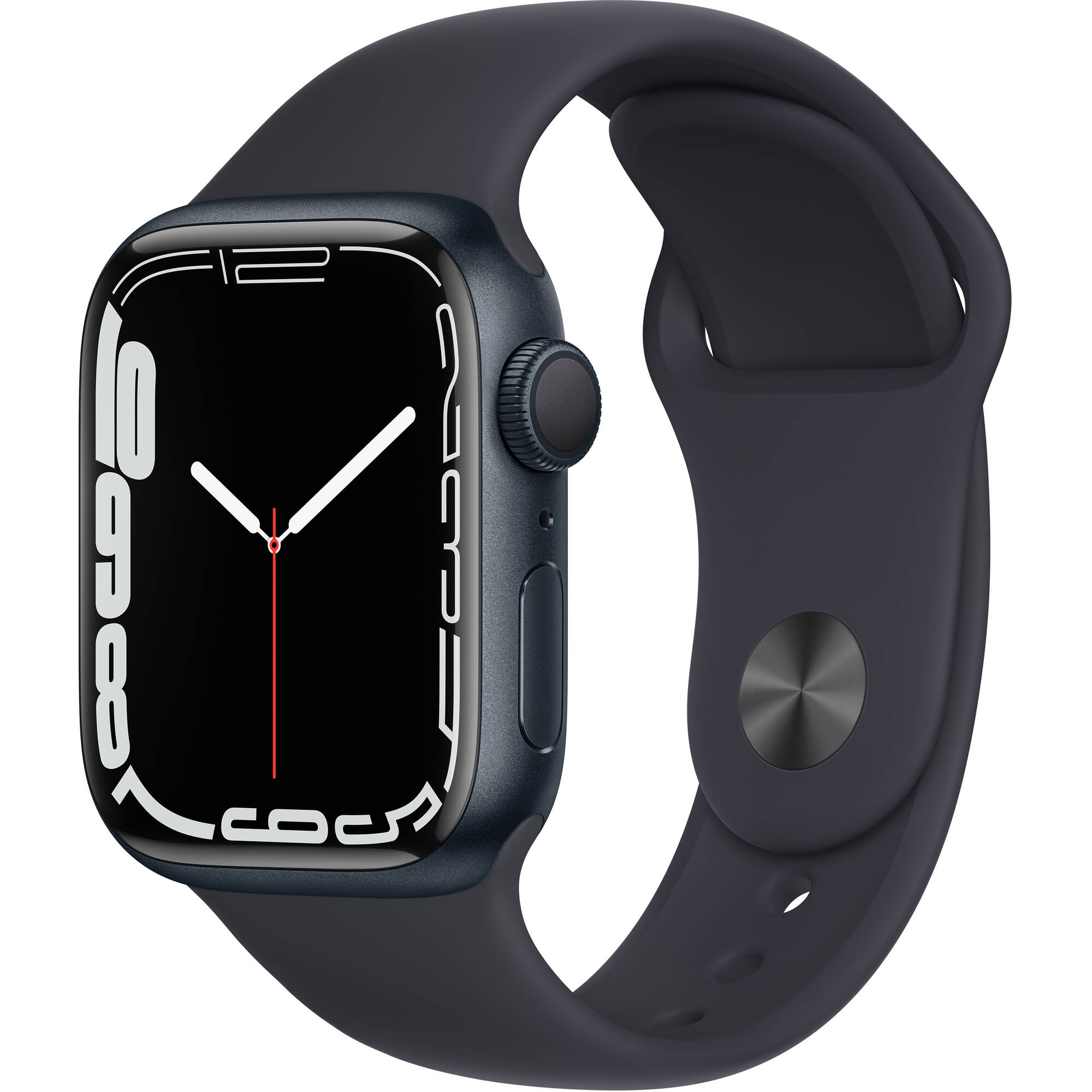 Apple Watch 7 GPS 45mm Carcasa Aluminiu Midnight Sport Band Midnight