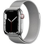 Apple-Watch-7-GPS---Cellular-41mm-Carcasa-Otel-Inoxidabil-Silver-Milanese-Loop-Silver-