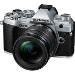 OlympusOMDEM5MarkIIIAparatFotoMirrorlessMFTKitcuObiectiv1245mmArgintiuNegru