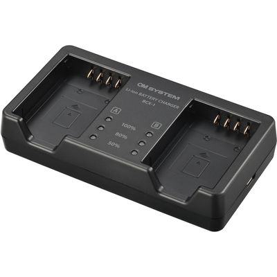 OM System SBCX-1 Kit Acumulator Li-ion BLX-1 si Incarcator BCX-1