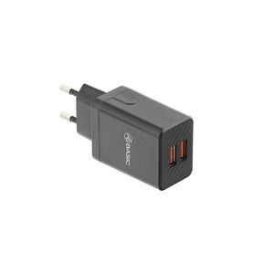 Tellur Basic HC204 Incarcator Priza 2 X USB 2.4A Negru