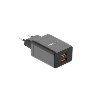 Tellur Basic HC204 Incarcator Priza 2 X USB 2.4A Negru