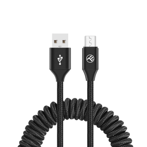 Tellur TLL155394 Cablu Extensibil USB to Micro USB 2A 1.8 m Negru