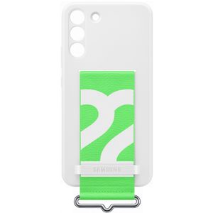 Husa Protectie Spate Samsung Silicone Cover Strap pentru Galaxy S22 Plus (S906) EF-GS906T White