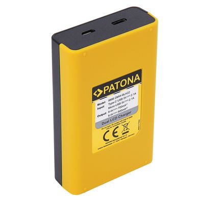 Patona Incarcator Dual cu LCD USB pentru Panasonic DMW-BLK22