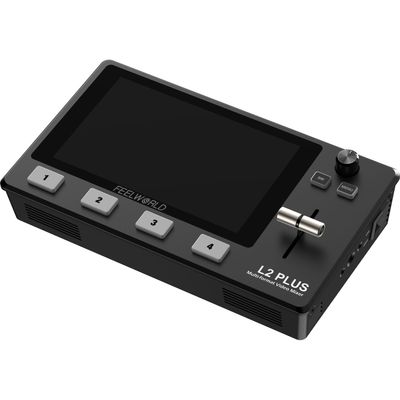 Feelworld L2 Plus HDMI Live Stream Switcher cu Built-In 5.5" LCD Monitor