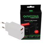 PatonaIncarcatordeRetea18WPDQC301xUSBC1xUSBA5V3ApentruAppleSamsung1