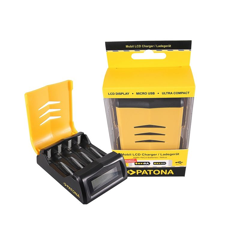 Patona-Incarcator-Fast-Charger-cu-Display-LCD-pentru-Acumulatorii-Tip-AA-AAA.1