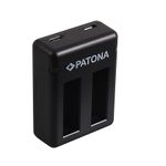 PatonaIncarcatorDualpentruInsta360OneXActionCamcuCabluMicroUSBInclus3