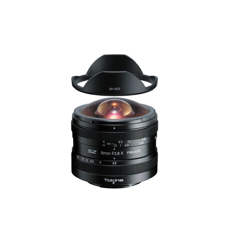 Tokina8mmF28SZMFFishEyeObiectivFotoMirrorlessMonturaFujiFilmX