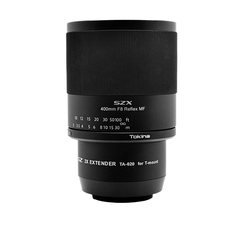 Tokina400mmF8SZXMFkit2xextenderObiectivManualSonyE