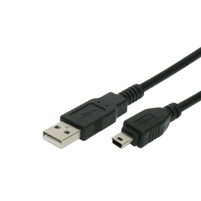 TED Cablu USB Tata la Mini USB 1,5 metri Negru