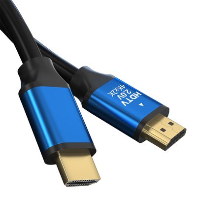 TED Cablu HDMI Digital la HDMI Digital Mufe Aurite 4K 5 metri Negru & Albastru