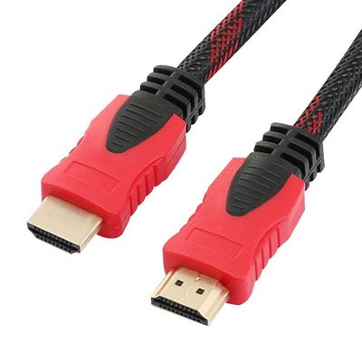 TED Cablu HDMI Digital la HDMI Digital Mufe Aurite 5 metri Negru & Rosu