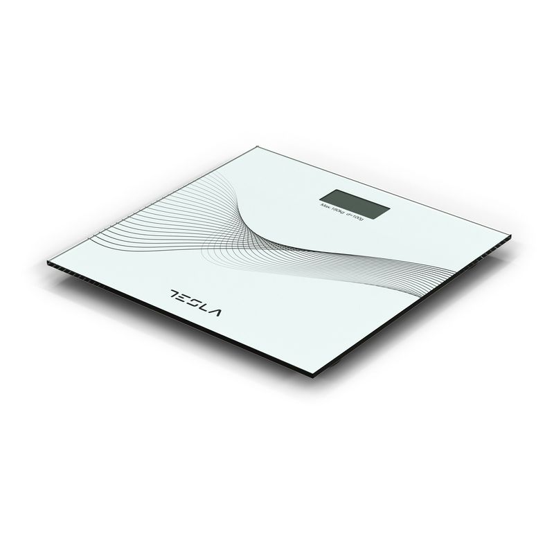 TeslaBS103WCantarCorporal180kg30x30cmAlb3