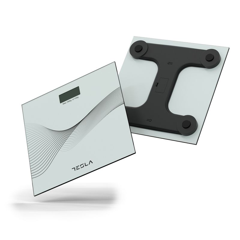 TeslaBS103WCantarCorporal180kg30x30cmAlb5