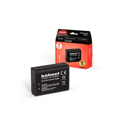 Hahnel HL-E10 - acumulator tip LP-E10 pentru Canon, 7.4V, 1080mAh
