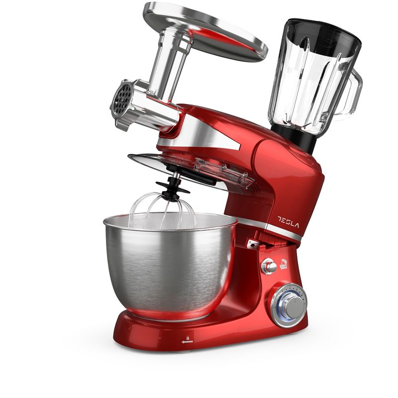 Tesla-KR600RA-Robot-de-Bucatarie-1000-W-Masina-de-Tocat-si-Blender-Rosu.4