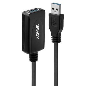 Lindy LY-43155 Cablu USB 3.0 Extension 5m Negru