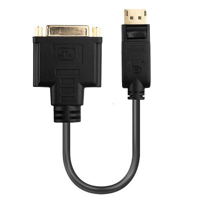 Lindy LY-41004 Adaptor DisplayPort 1.2 la DVI Negru