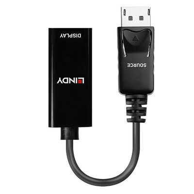 Lindy LY-41718 Adaptor DisplayPort 1.2 la HDMI 1.4 Negru
