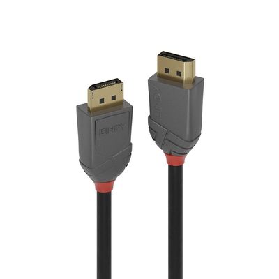 Lindy LY-36480 Cablu DisplayPort 1.4 1m Anthra Line