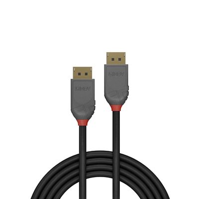 Lindy LY-36480 Cablu DisplayPort 1.4 1m Anthra Line
