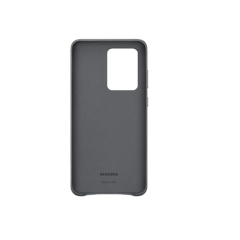Capac-protectie-spate-Samsung-Leather-Cover-pentru-Galaxy-S20-Ultra-G988-EF-VG988L-Gray-2