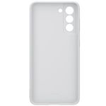 Capac-protectie-spate-Samsung-Silicone-Cover-pentru-Galaxy-S21-G991-EF-PG991T-Light-Gray-2