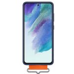 Capac-protectie-spate-Samsung-Silicon-Cover-pentru-Galaxy-S21-FE-G990-cu-curea-Navy-2