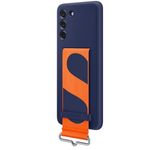 Capac-protectie-spate-Samsung-Silicon-Cover-pentru-Galaxy-S21-FE-G990-cu-curea-Navy-3-600x600